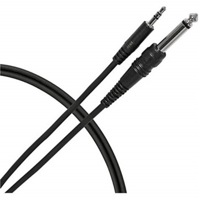 3.5mm Mono Cable to 6.35mm Stereo Audio Cable to Connector