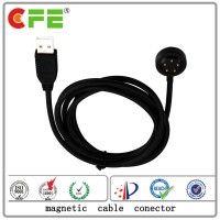 5pin Circular Pogo Pin Wire Magnetic USB Cable Connector